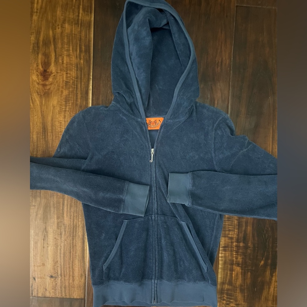 Juicy Couture Terry Cloth Zip Up Hoodie